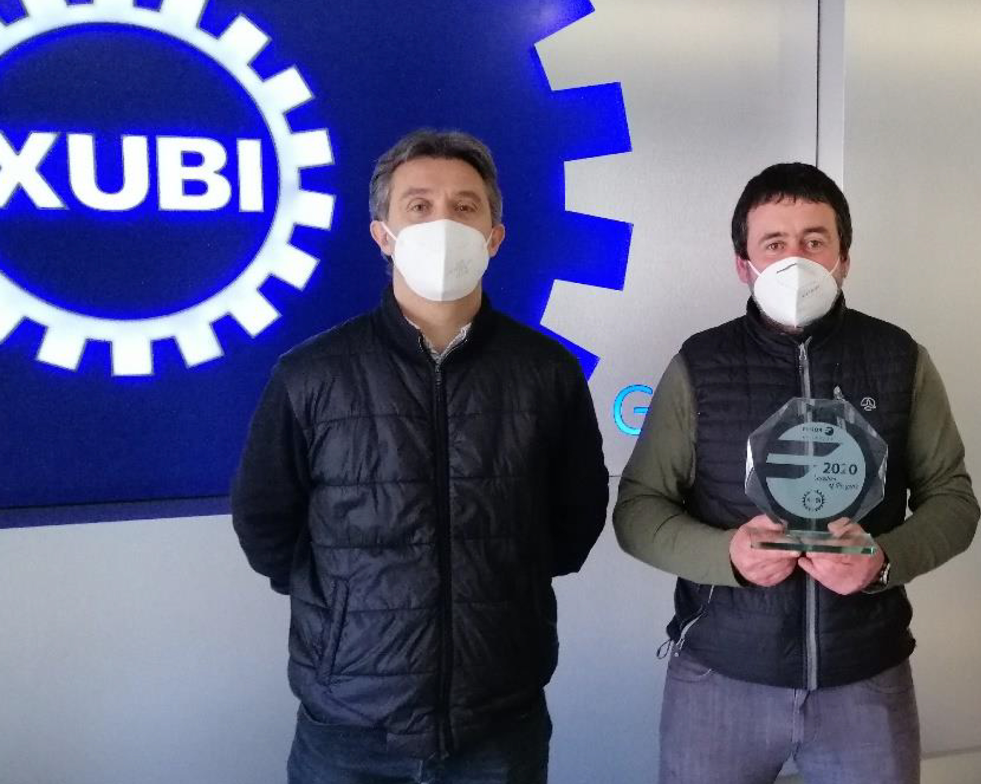 Fagor Arrasate reconoce la profesionalidad de Xubi Engranajes con el premio al mejor proveedor del año 2020